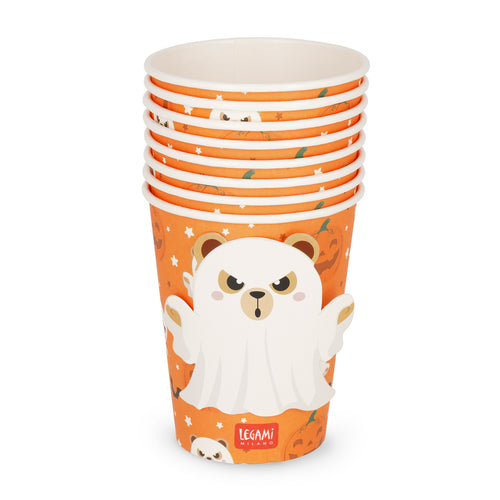 Set mit 8 Pappbechern - Boo Appétit!