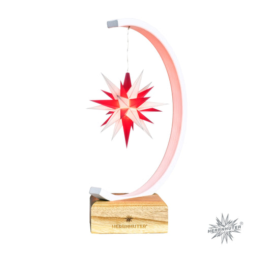 Metall-Sternenbogen, weiß, inkl. Stern A1e w/r