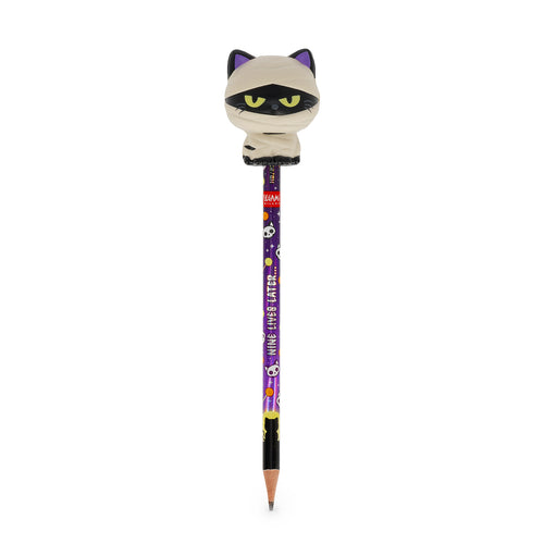Halloween-Anti-Stress-Bleistift Mummy Cat „Nine Lives Later“ - Squeezies
