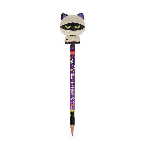 Halloween-Anti-Stress-Bleistift Mummy Cat „Nine Lives Later“ - Squeezies
