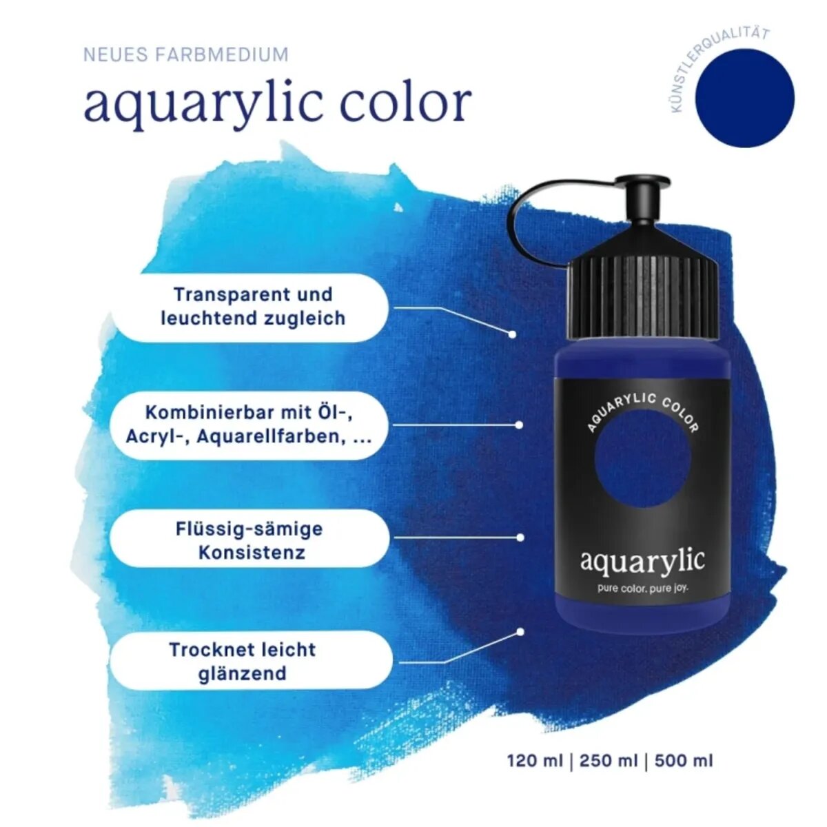 Aquarylic Color 30 ml Acrylfarbe Flieder