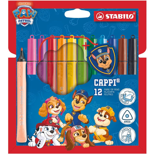 Filzstift mit Kappenring STABILO® Cappi® PAW Patrol Etui