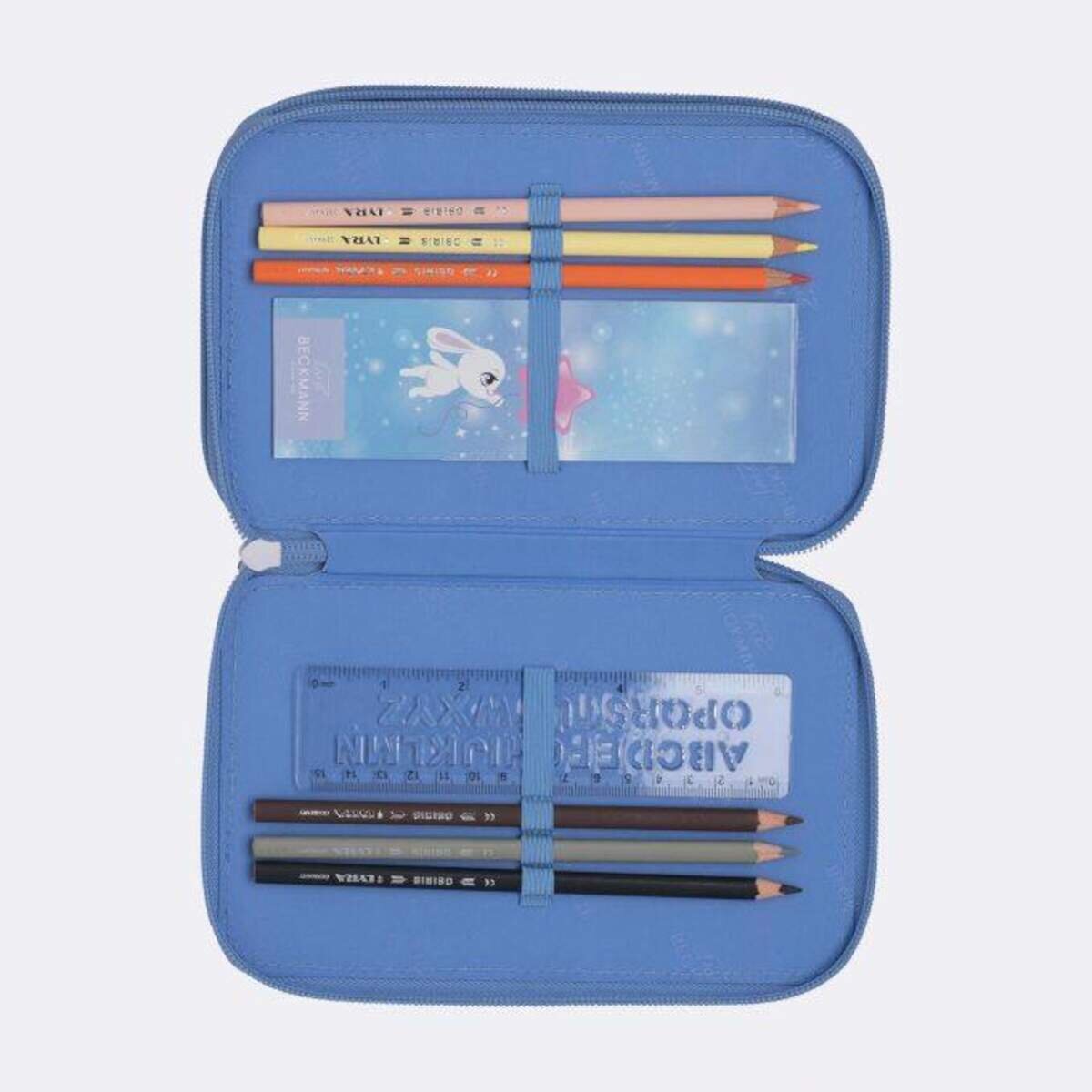 Beckmann 3-Fächrige Federmappe mit Inhalt - Star Princess