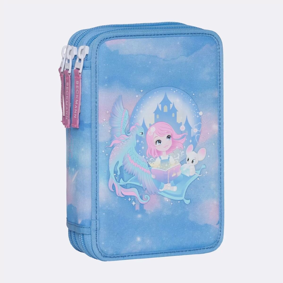 Beckmann 3-fächrige Federmappe mit Inhalt, Fairytale