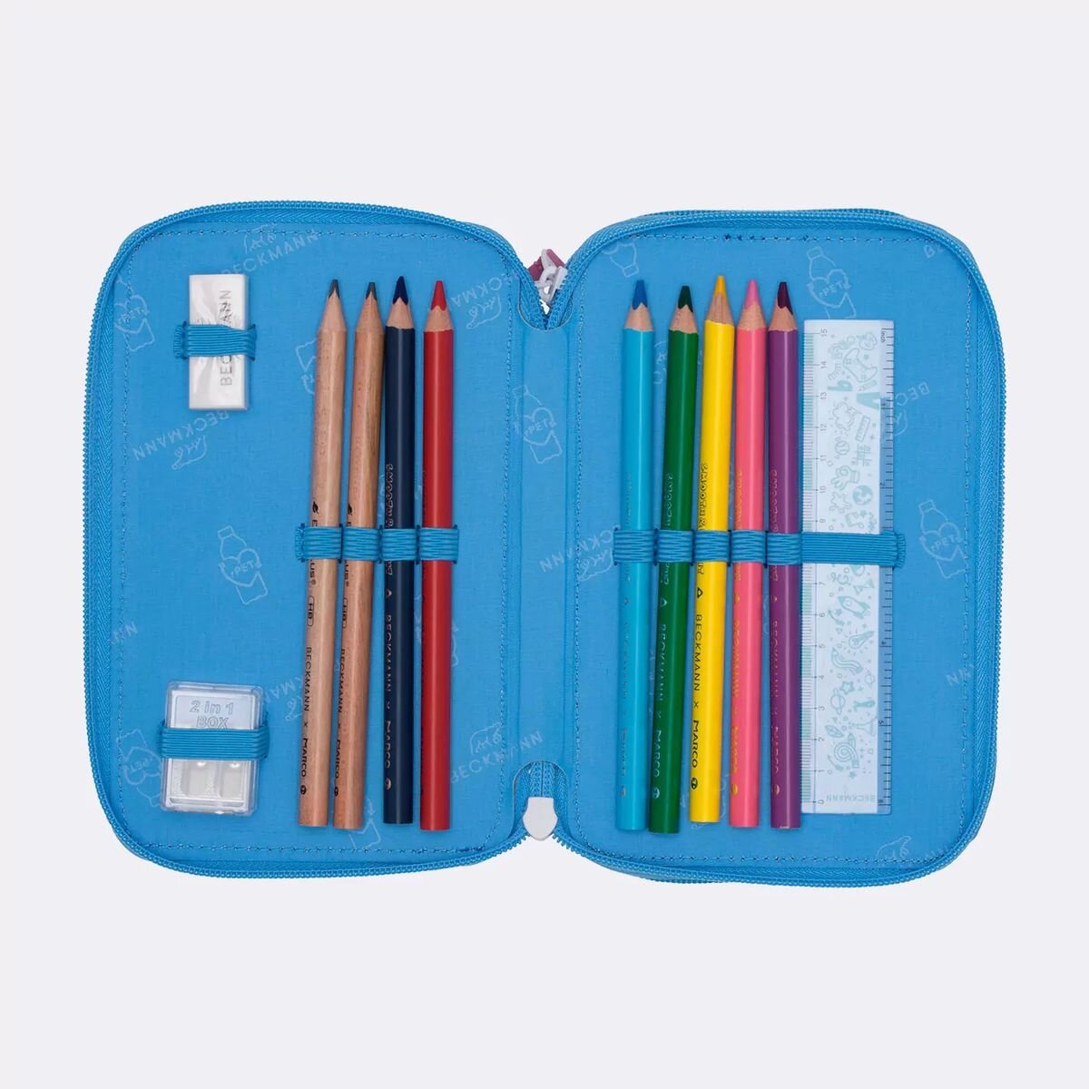 Beckmann 3-fächrige Federmappe mit Inhalt, Fairytale