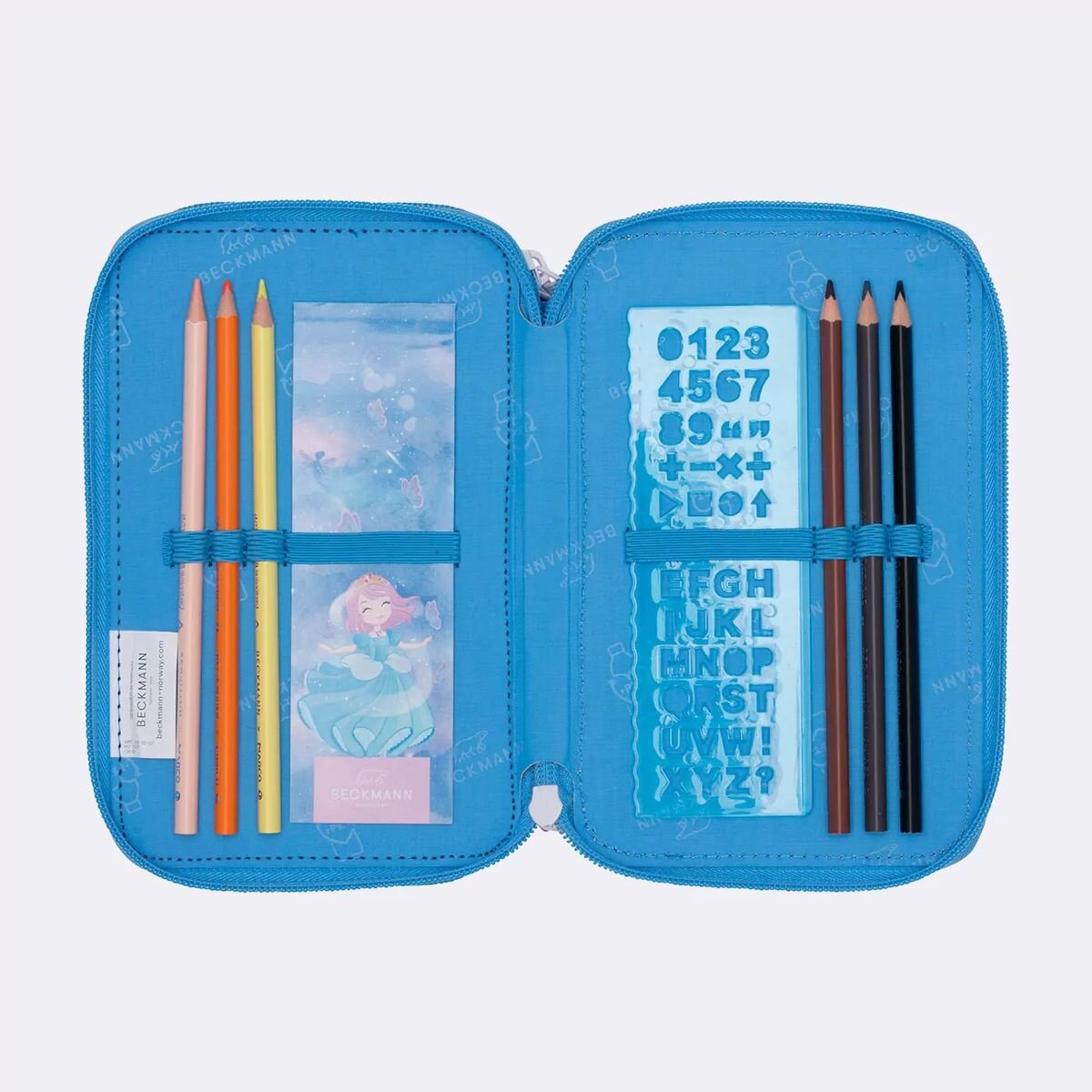 Beckmann 3-fächrige Federmappe mit Inhalt, Fairytale