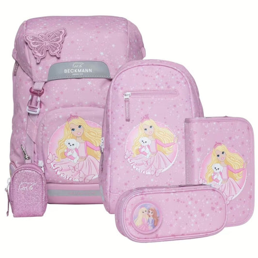 Beckmann Classic 22l Schulrucksack Set 6tlg. Rosie