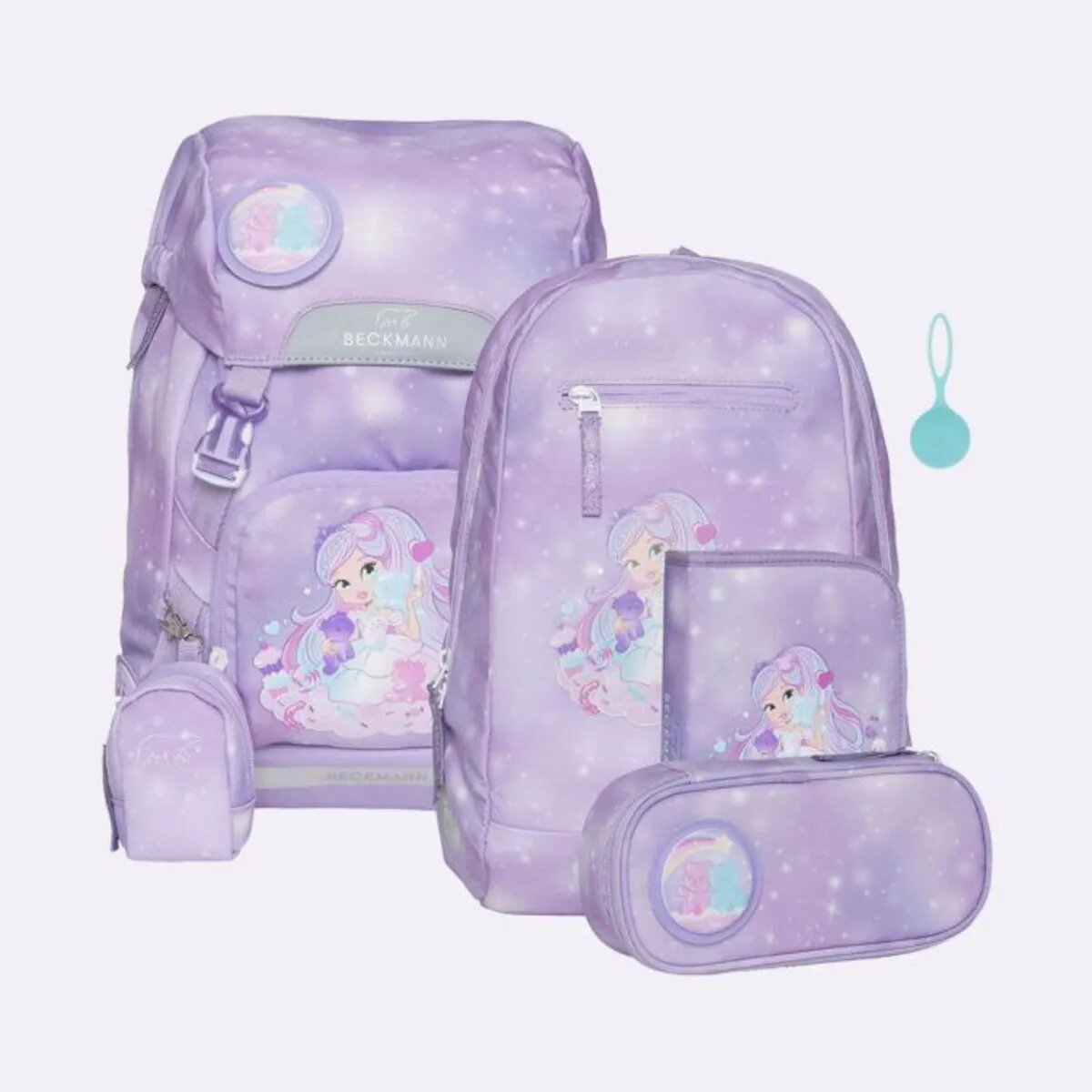 Beckmann Schulrucksack-Set Classic "Candy" 7-teilig