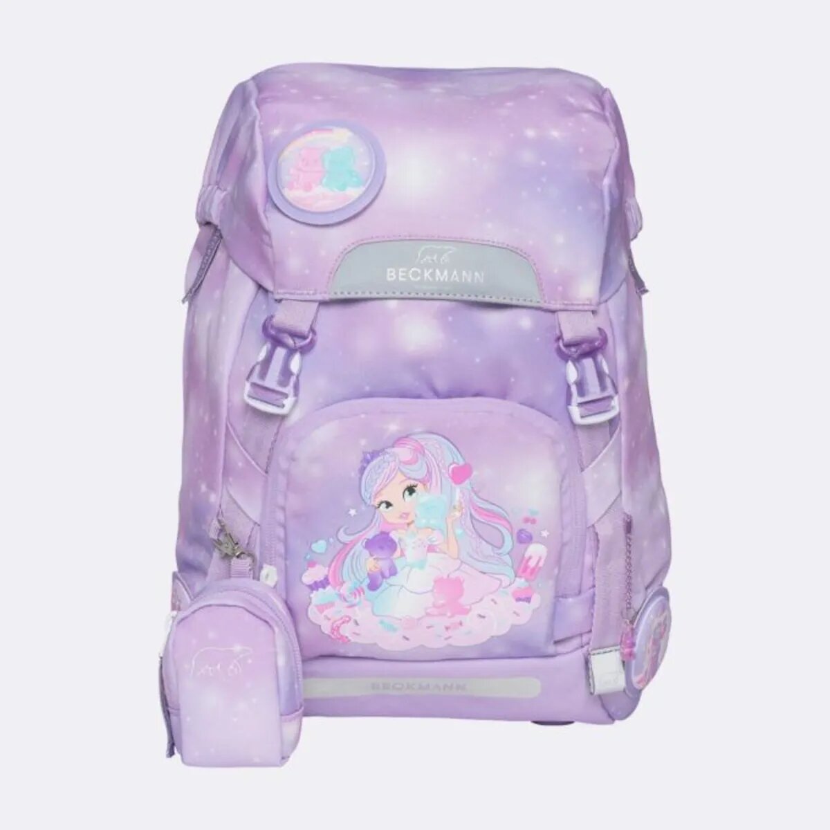 Beckmann Schulrucksack-Set Classic "Candy" 7-teilig
