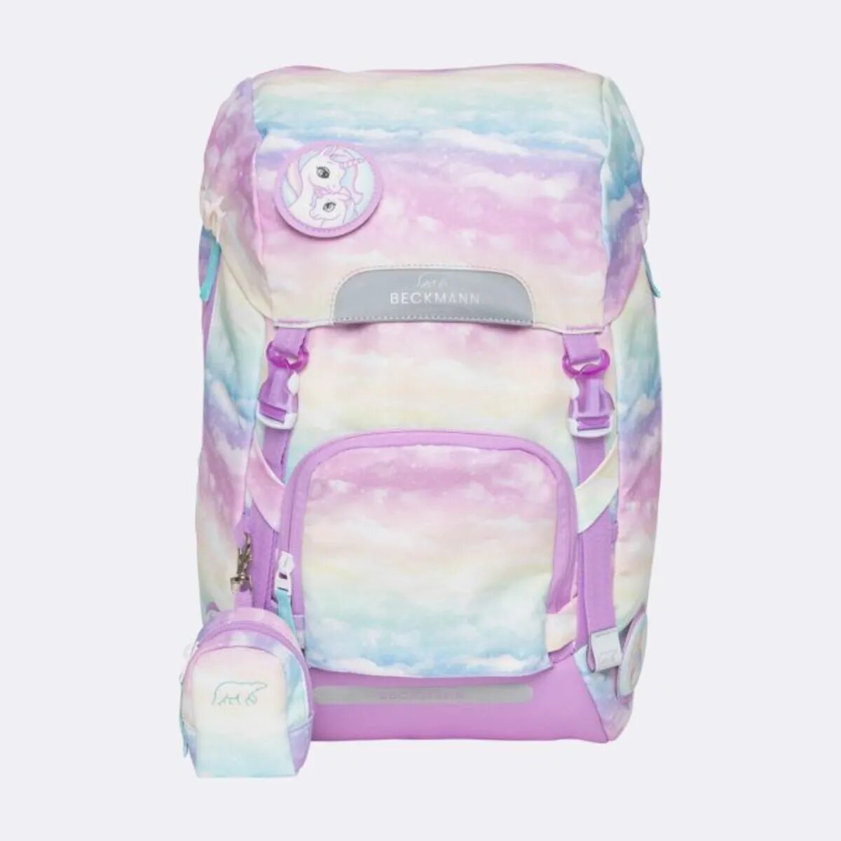 Beckmann Schulrucksack-Set Classic Maxi "Unicorn" 6-teilig