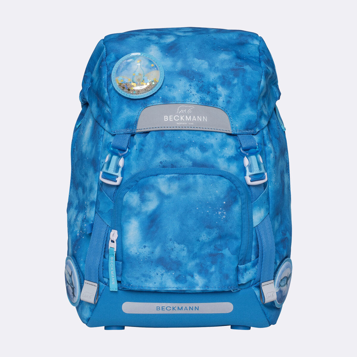 Beckmann Schulrucksack-Set Classic Ocean, 6-teilig