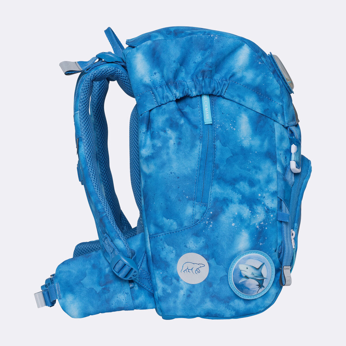 Beckmann Schulrucksack-Set Classic Ocean, 6-teilig