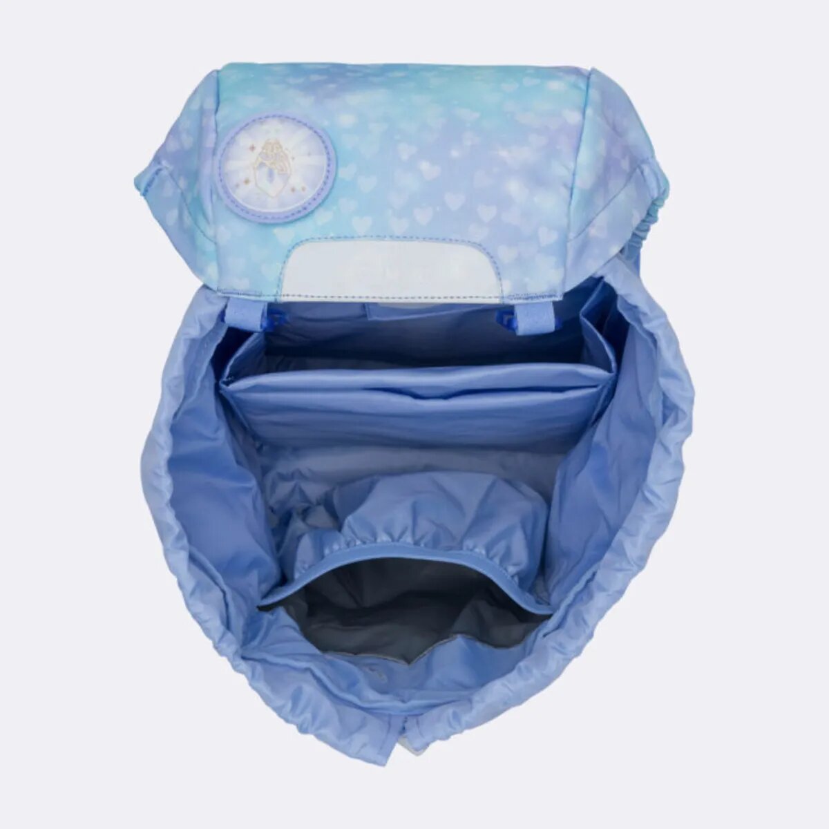 Beckmann Schulrucksack-Set Classic Unicorn Princess Ice Blue, 7-teilig