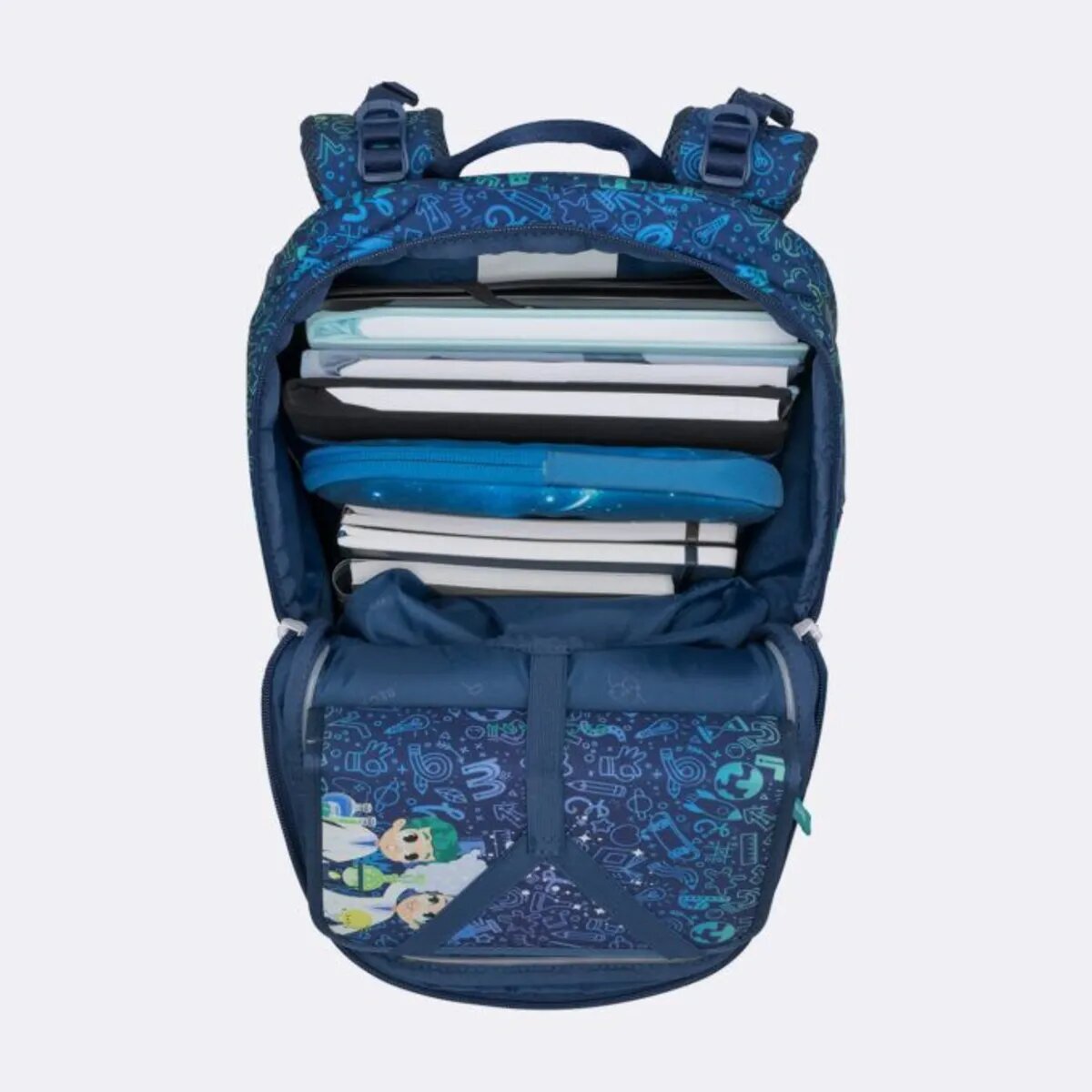 Beckmann Schulrucksackset Active Air FLX Set Science, 6-teilig