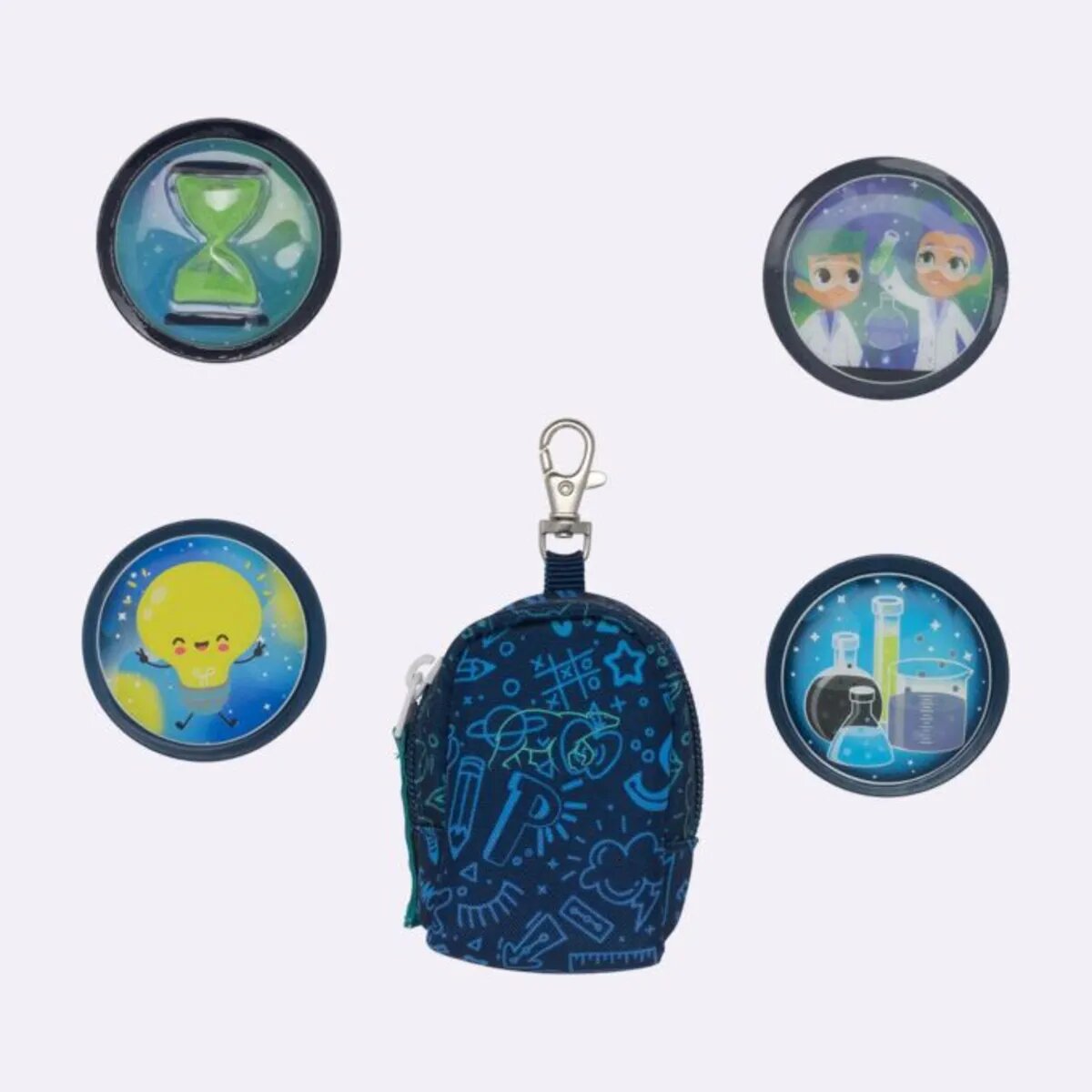 Beckmann Schulrucksackset Active Air FLX Set Science, 6-teilig