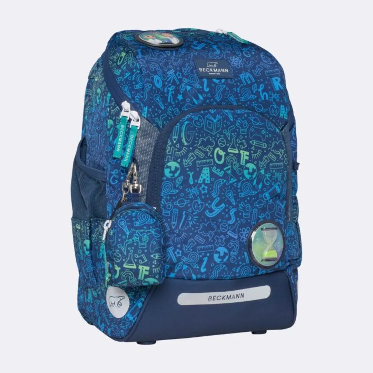 Beckmann Schulrucksackset Active Air FLX Set Science, 6-teilig