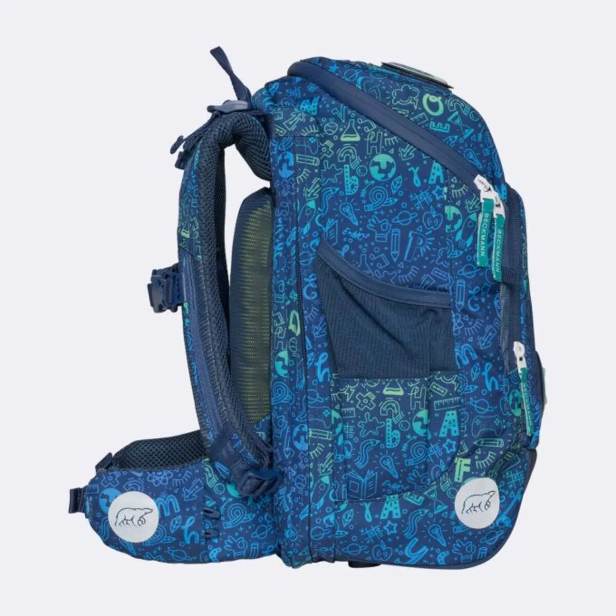 Beckmann Schulrucksackset Active Air FLX Set Science, 6-teilig