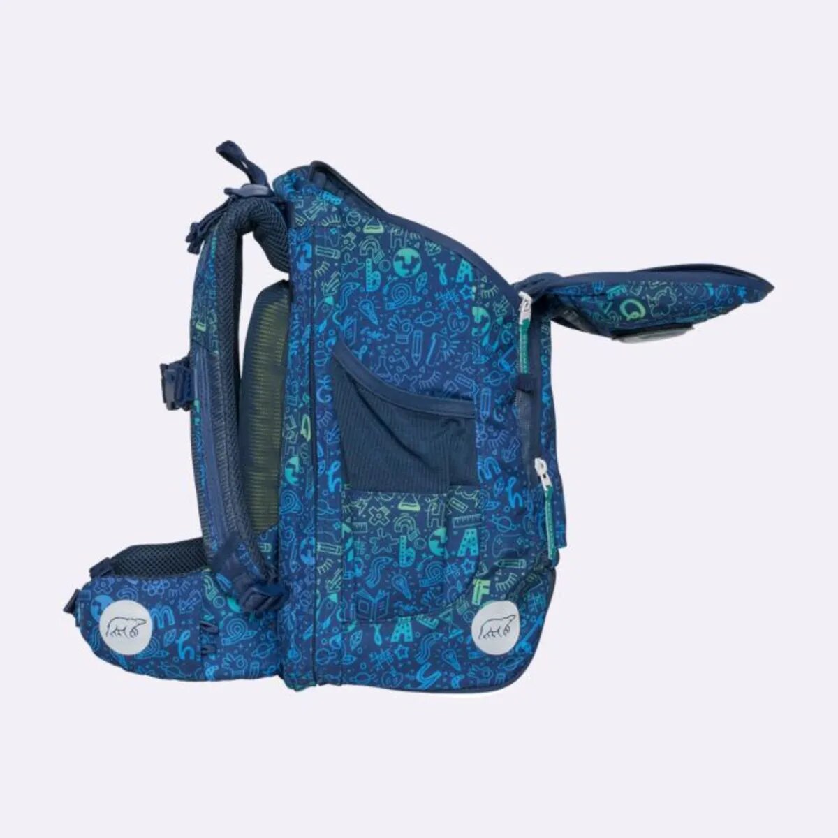 Beckmann Schulrucksackset Active Air FLX Set Science, 6-teilig