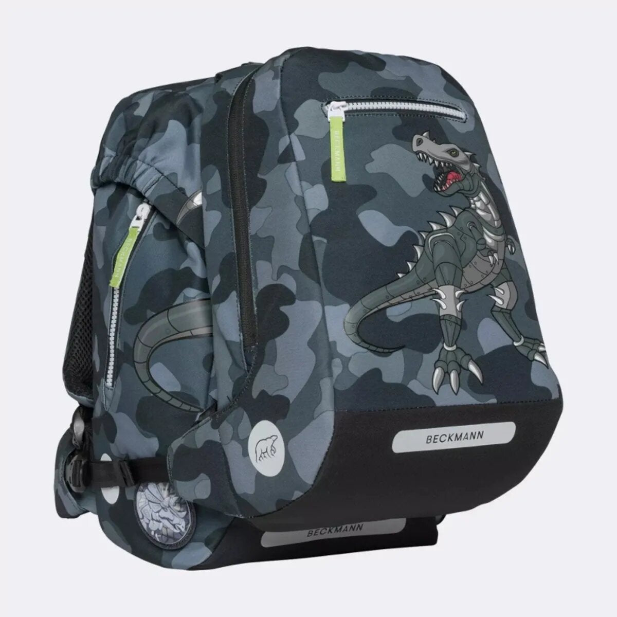 Beckmann Schulrucksackset Classic 22 Camo Rex, 6-teilig