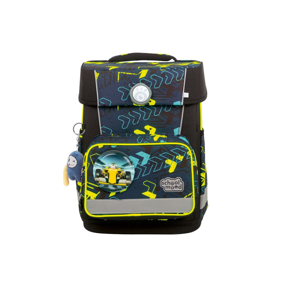 School-Mood Champion Pro Elias (Rennwagen), 7-tlg. Schulranzenset