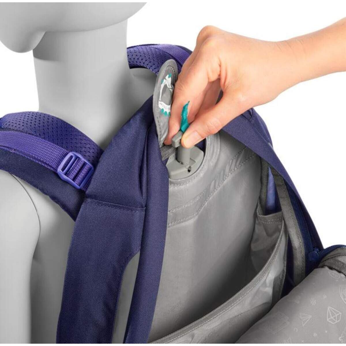 Coocazoo Schulrucksack PORTER Indigo Illusion