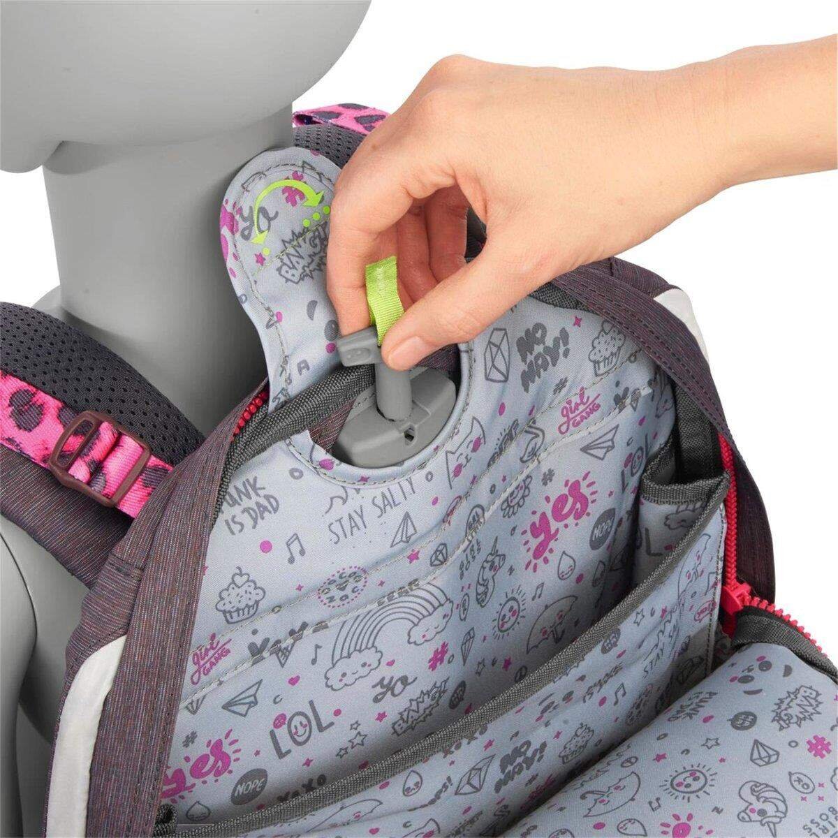 Coocazoo Schulrucksack Scale Rale Mixed Melange Camou Pink