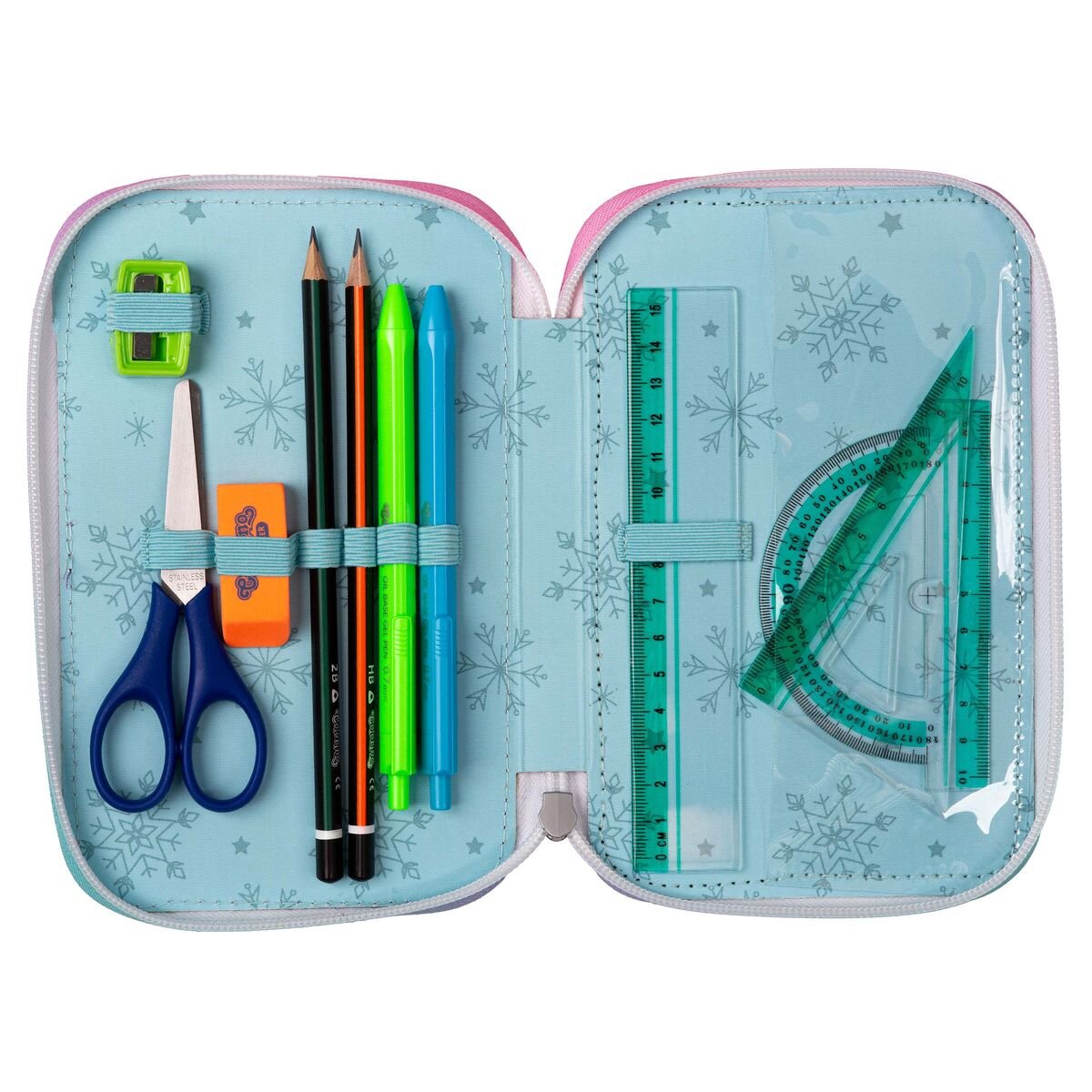 CoolPack Etui gefüllt, 3-Zip , DISNEY – FROZEN -Kollektion 2024-