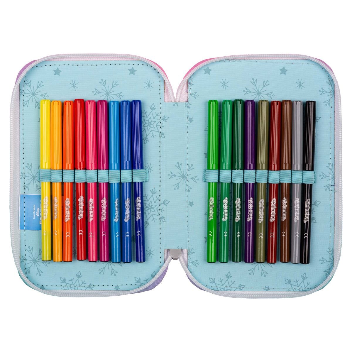 CoolPack Etui gefüllt, 3-Zip , DISNEY – FROZEN -Kollektion 2024-
