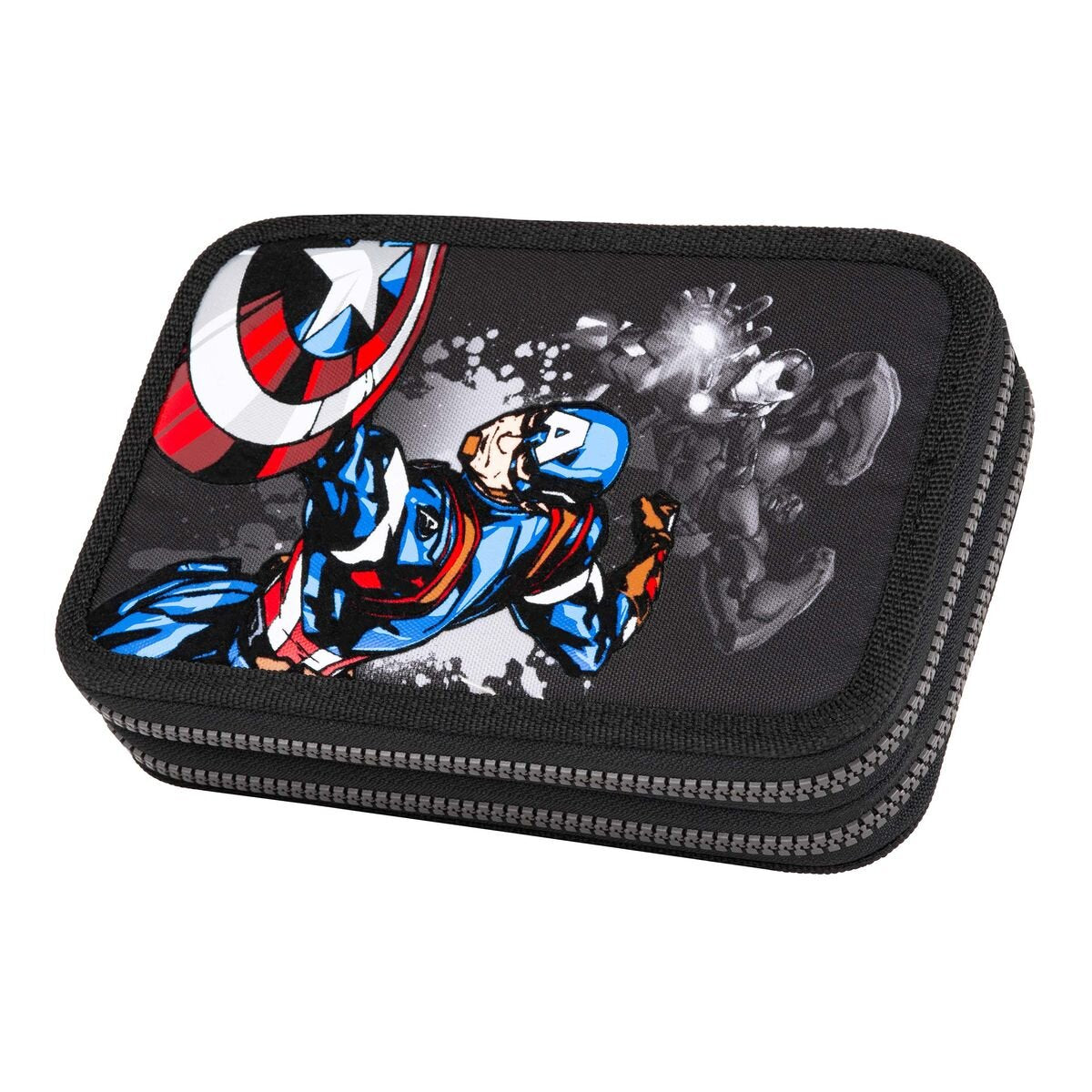 CoolPack XL-Etui gefüllt mit McAddy, 2-Zip, MARVEL – AVENGERS -Kollektion 2024-
