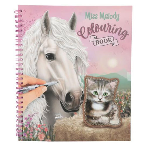 Depesche 0013745 Miss Melody Malbuch mit Pailletten