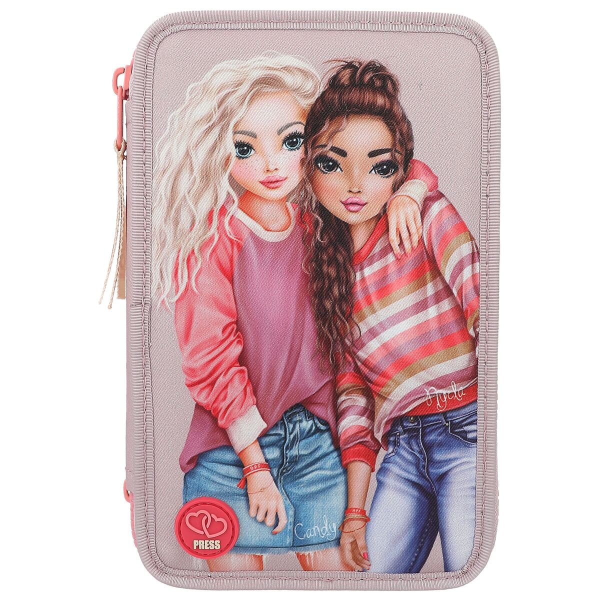 Depesche TOPModel 3-Fach Federtasche BEST FRIENDS LED