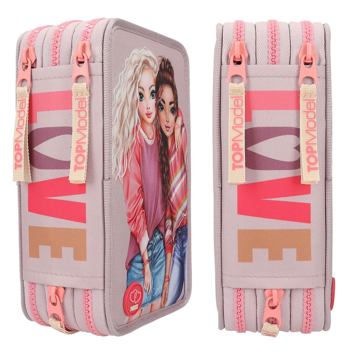 Depesche TOPModel 3-Fach Federtasche BEST FRIENDS LED