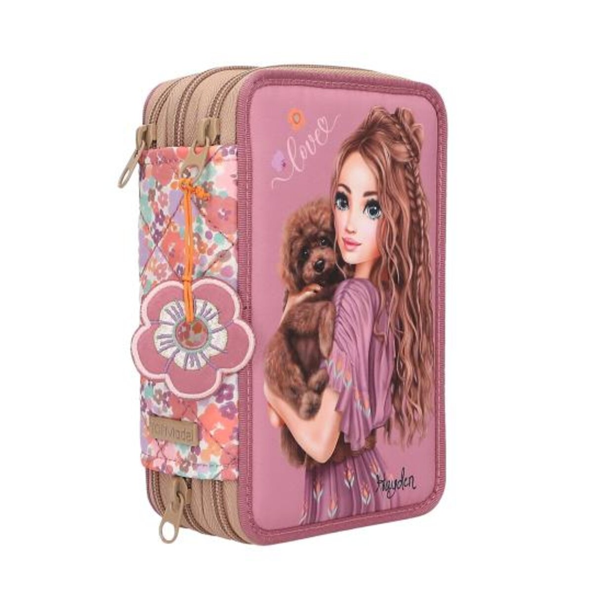 Depesche TOPModel 3-Fach Federtasche Floral