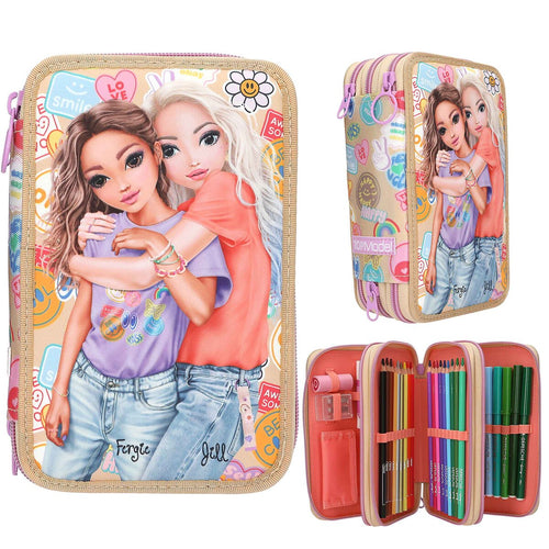 Depesche TOPModel 3fach Federtasche Girl Power