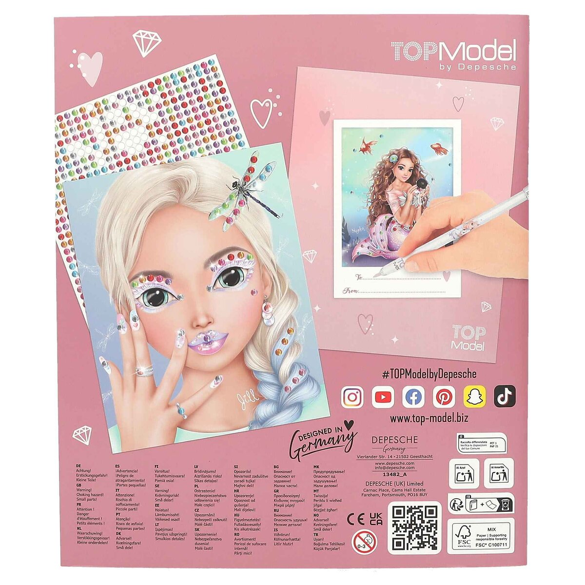 Depesche TOPModel Create you Diamond Picture Stickerbuch