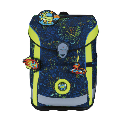 DerDieDas ErgoFlex Easy Schulranzen-Set 5tlg. Neon Crazy 22,5 Liter