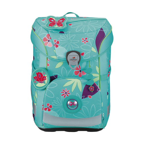 DerDieDas ErgoFlex Easy Schulranzen-Set 5tlg. Butterfly Garden 22,5 Liter