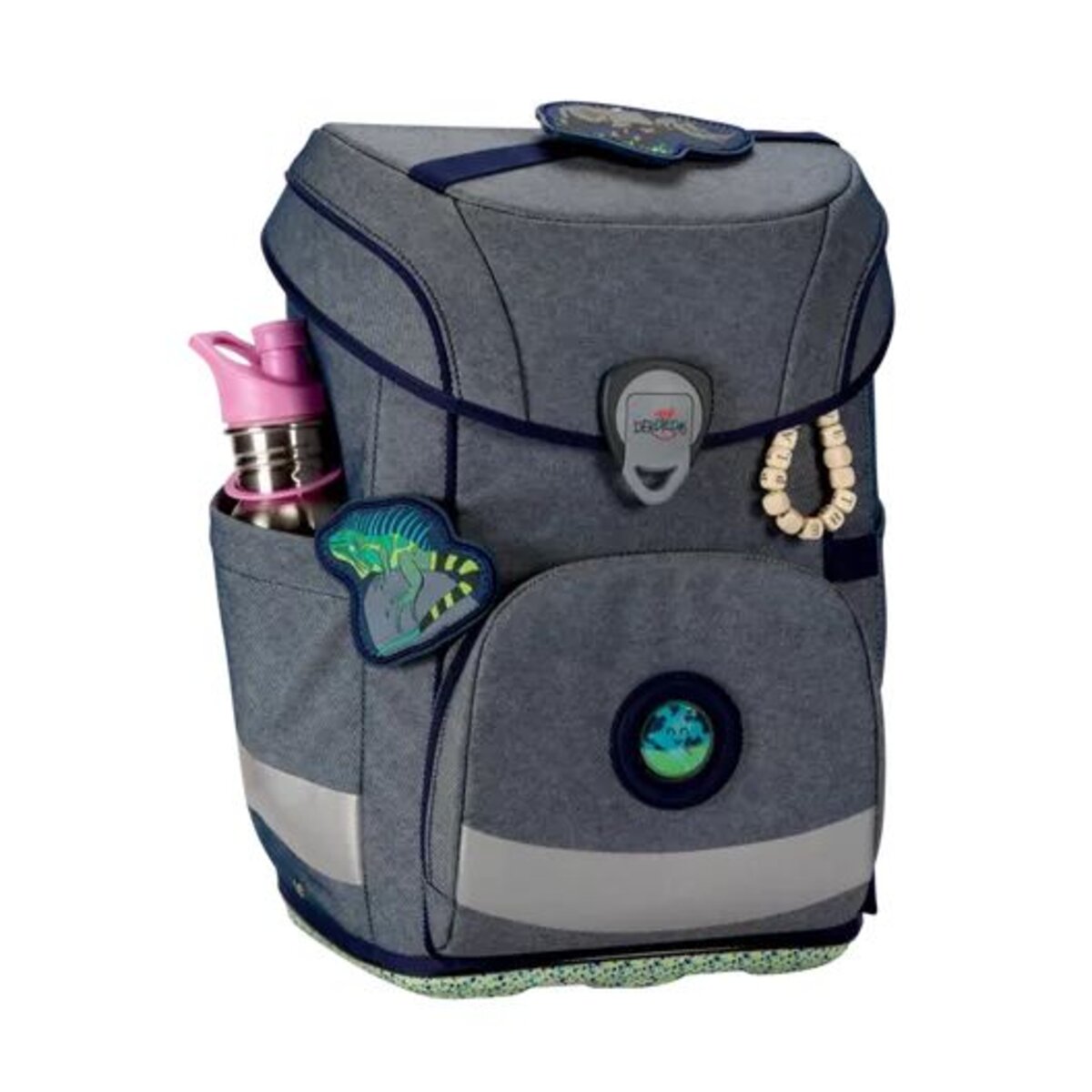 DerDieDas Schulranzen-Set ErgoFlex Easy Exklusiv ECO Blue Planet, 5-teilig
