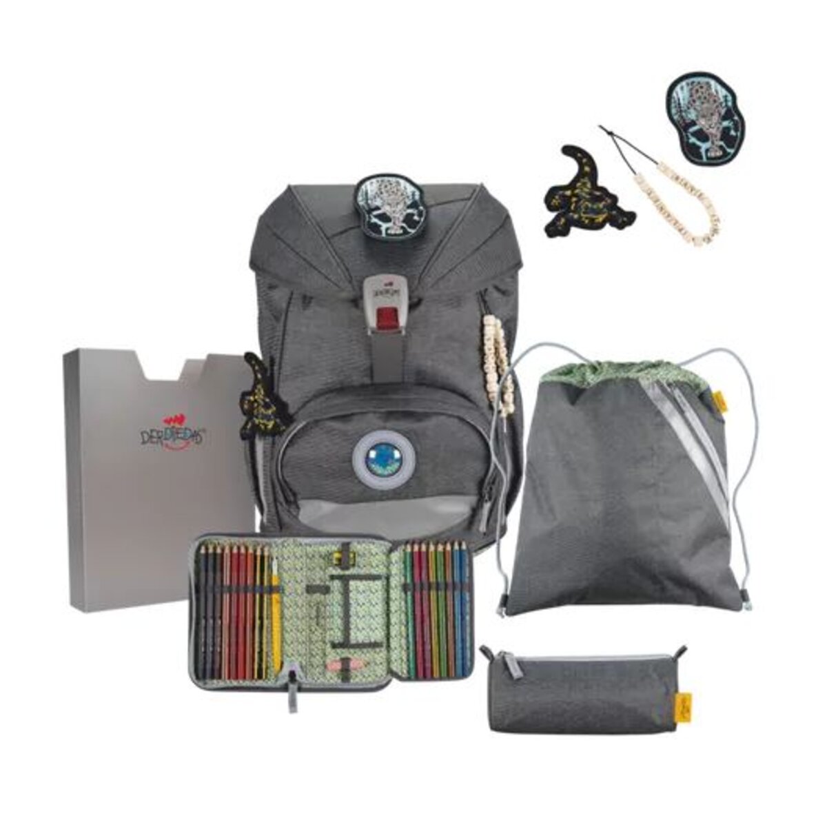 DerDieDas Schulrucksack-Set ErgoFlex Exklusiv ECO My World