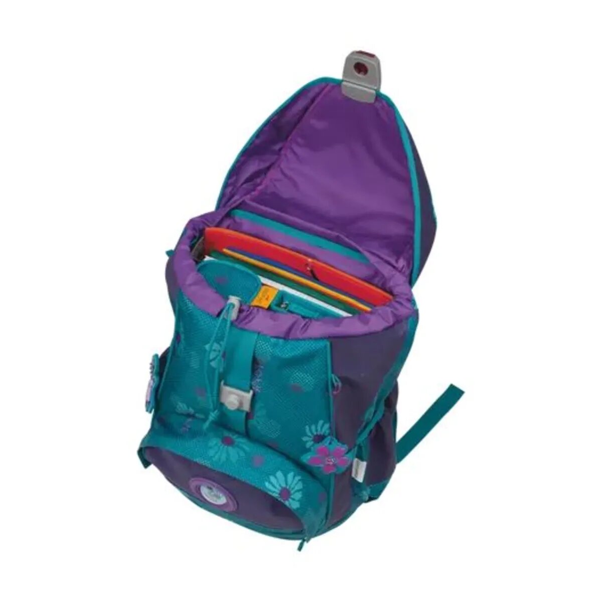 DerDieDas Schulrucksack-Set ErgoFlex Exklusiv Superflash Fairy Flower, 5-teilig