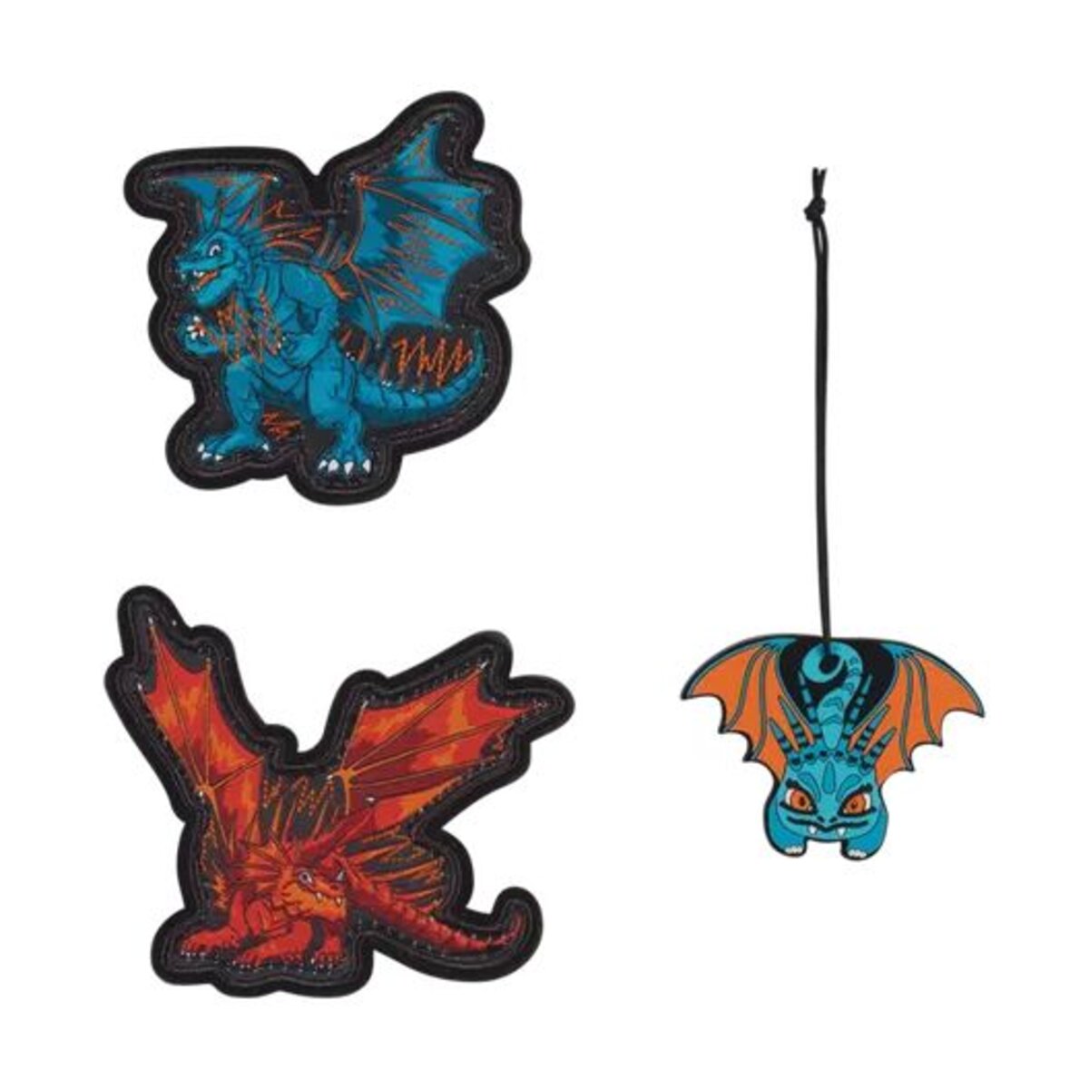 DerDieDas Schulrucksack-Set ErgoFlex Exklusiv LED Dragon Moon, 5-teilig