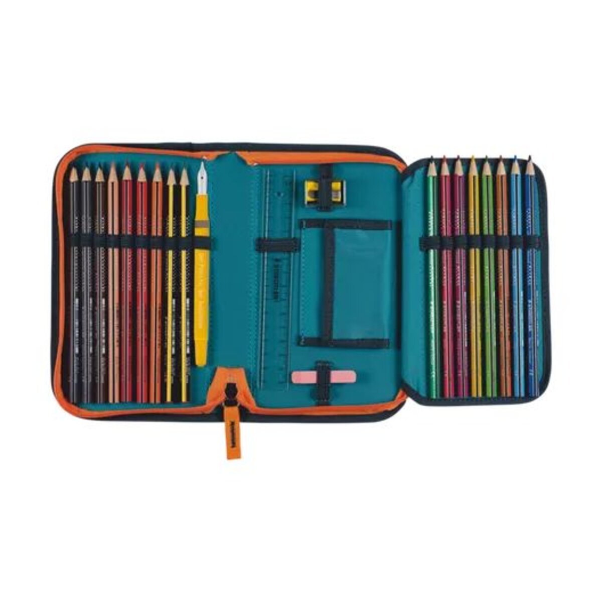 DerDieDas Schulrucksack-Set ErgoFlex Exklusiv LED Dragon Moon, 5-teilig