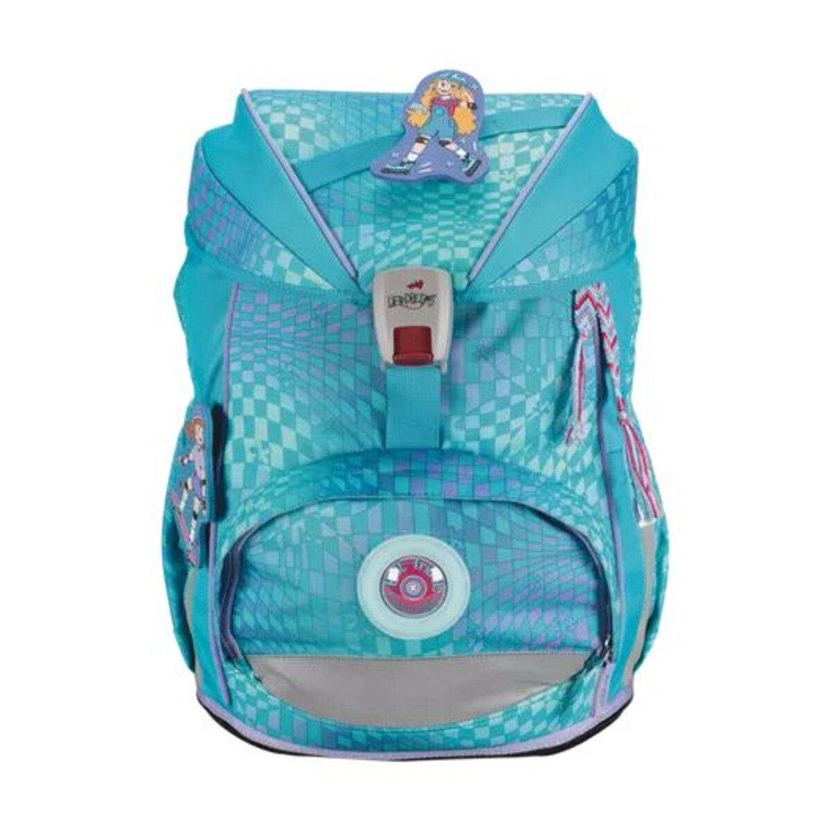 DerDieDas Schulrucksack-Set ErgoFlex Exklusiv LED Active, 5-teilig
