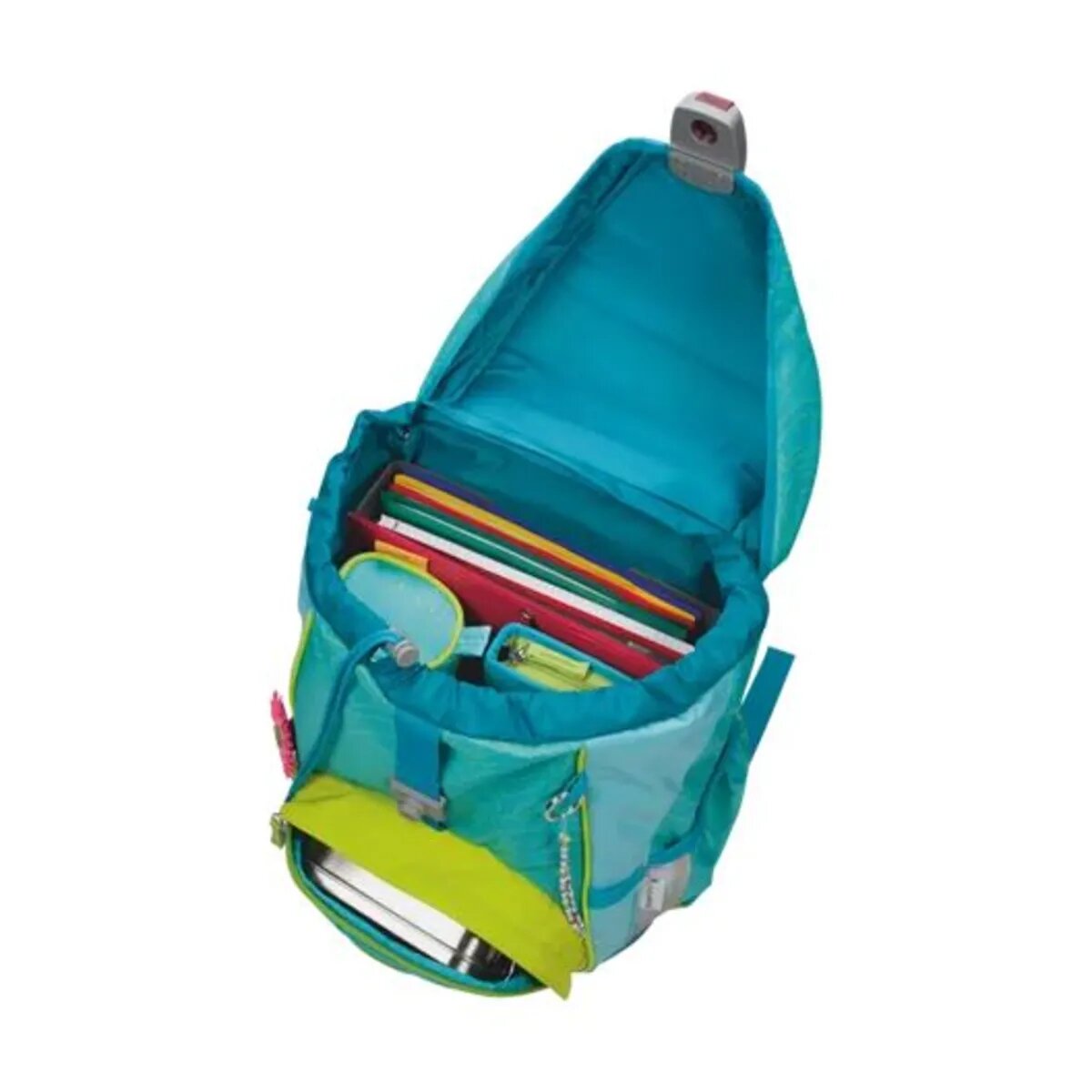 DerDieDas Schulrucksack-Set ErgoFlex Exklusiv LED Primavera, 5-teilig