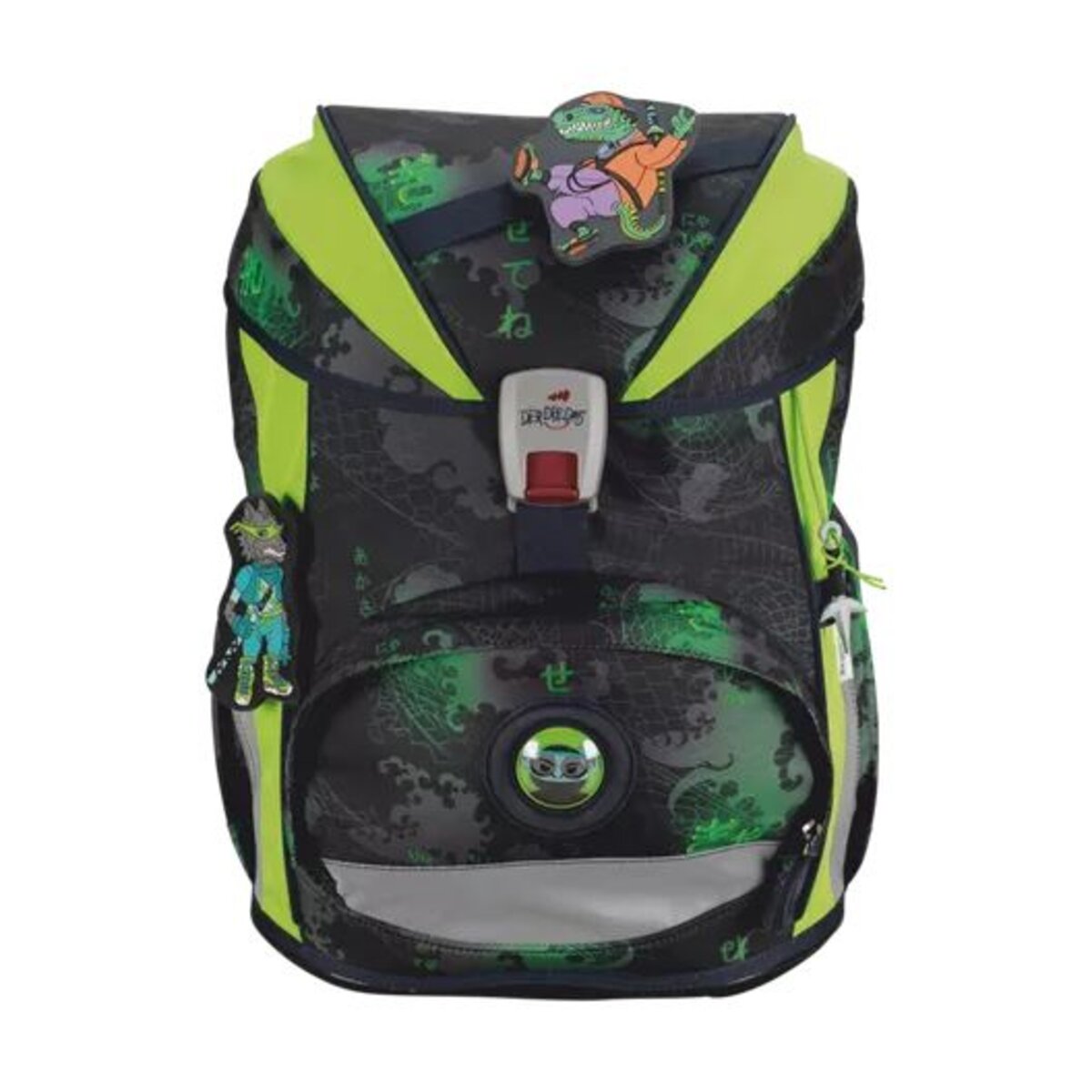 DerDieDas Schulrucksack-Set ErgoFlex Funny Fighter, 5-teilig