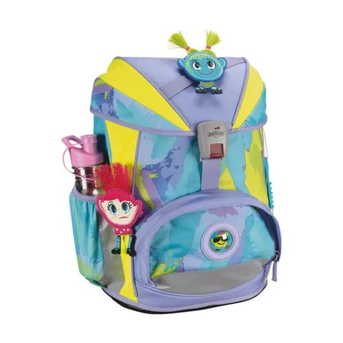 DerDieDas Schulrucksack-Set ErgoFlex Hippie Hair