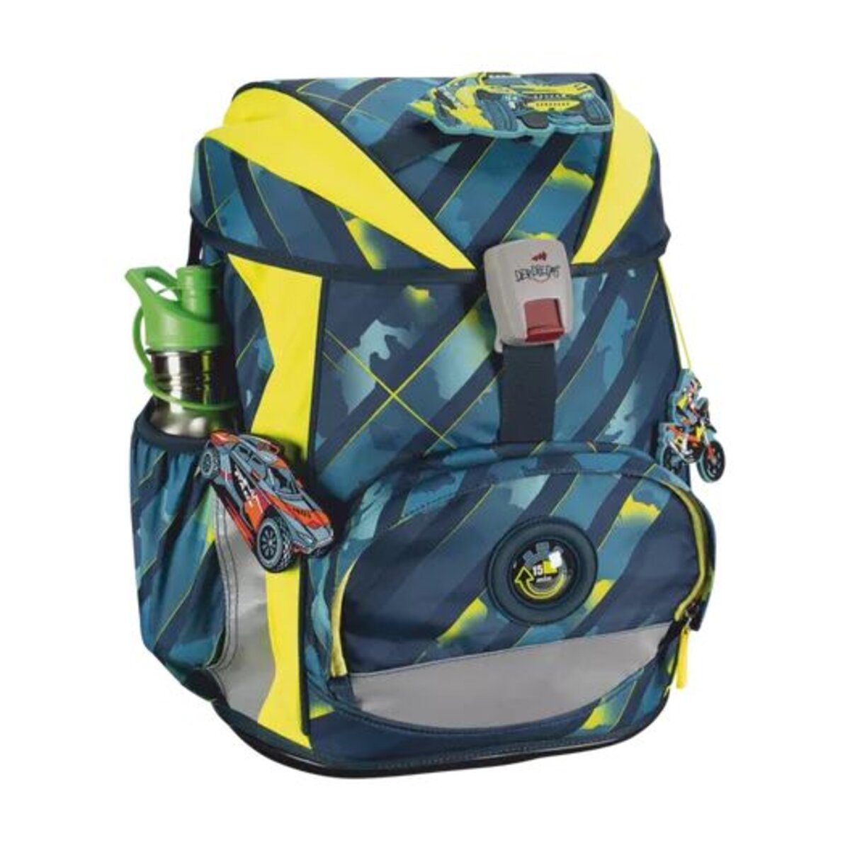 DerDieDas Schulrucksack-Set ErgoFlex Speed Challenge
