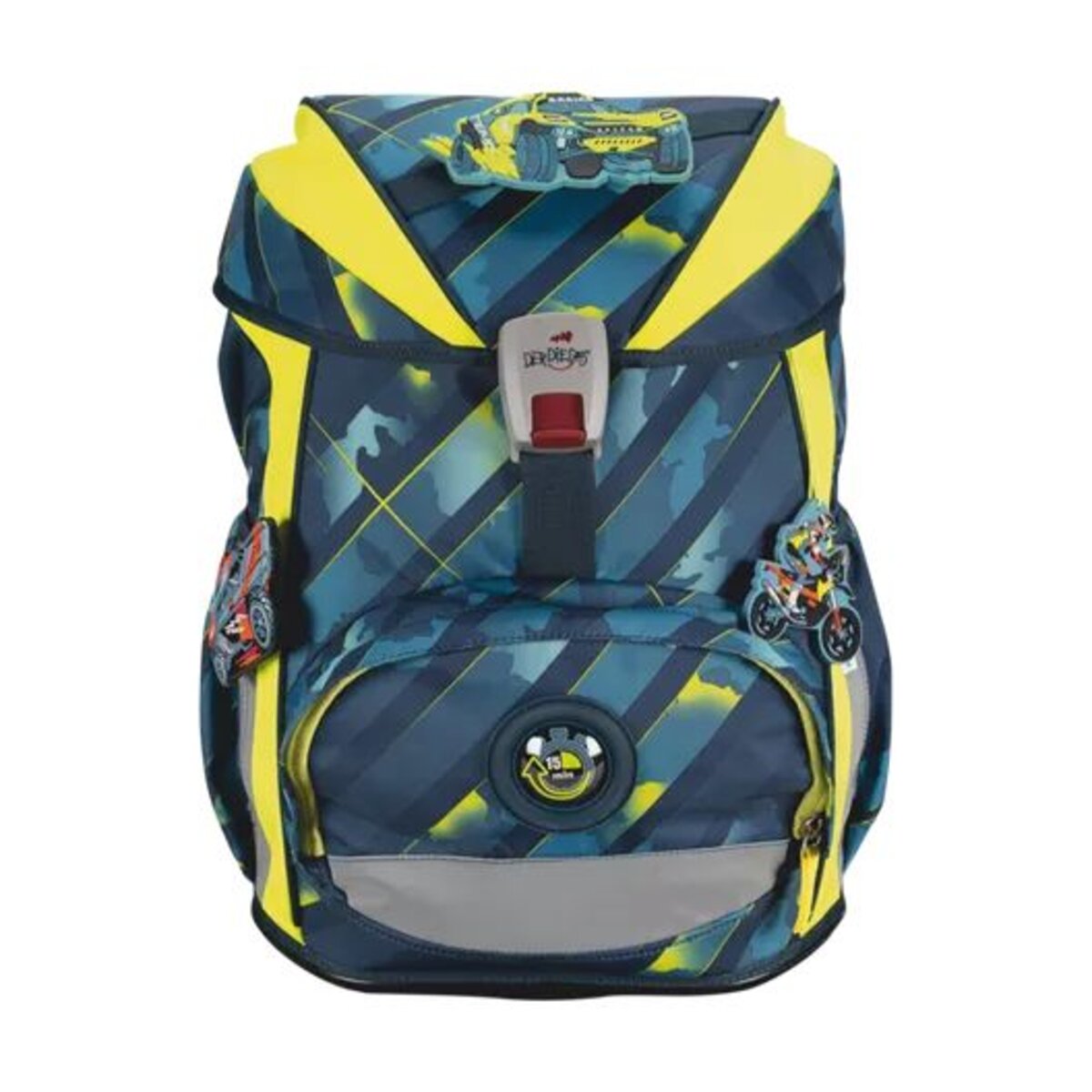 DerDieDas Schulrucksack-Set ErgoFlex Speed Challenge