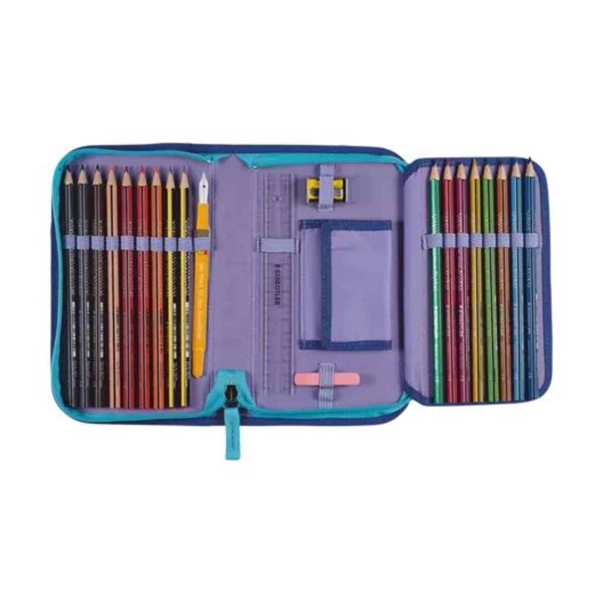 DerDieDas Schulrucksack-Set ErgoFlex Superlight Luna, 5-teilig