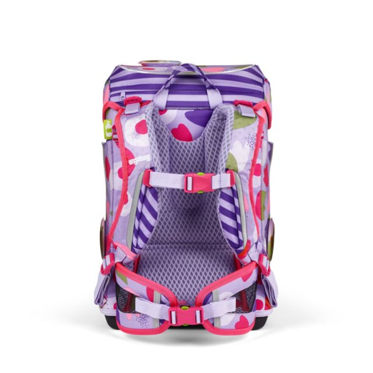 ergobag CUBO LIGHT Schulrucksack-Set BlütenzauBär, 6-teilig